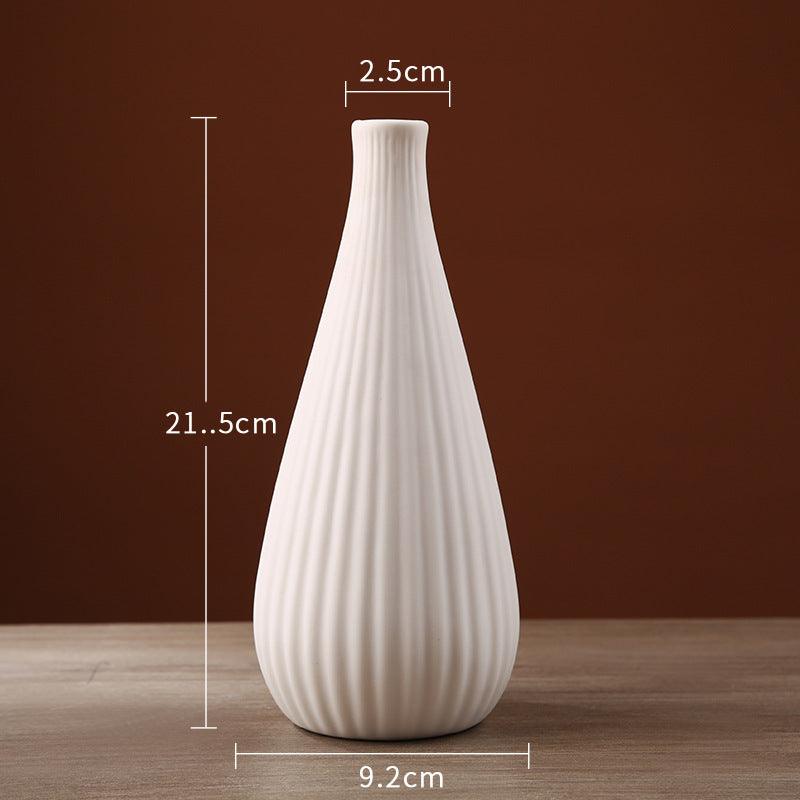 Simple Healing Ceramic Vase Living Room - Pacisia