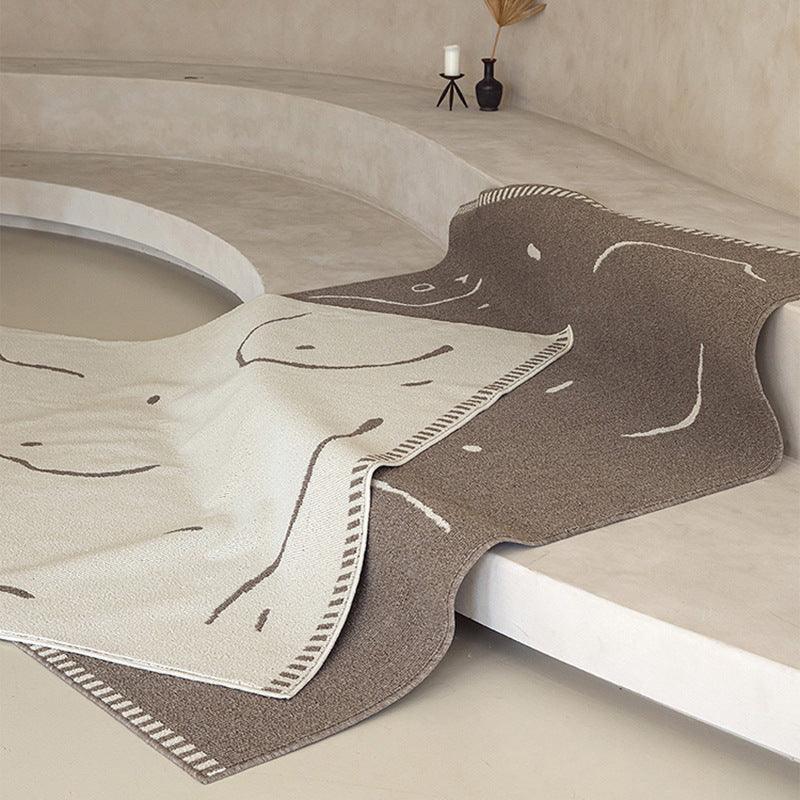 Simple Household Korean Bedroom Bedside Thicker Carpet - Pacisia