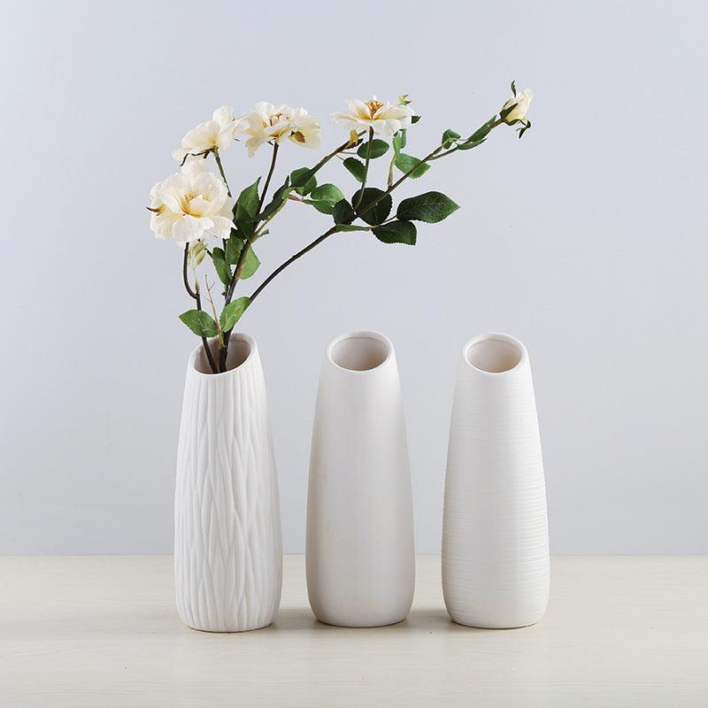 Simple Living Room Creative Flower Arrangement Ceramic Vase - Pacisia