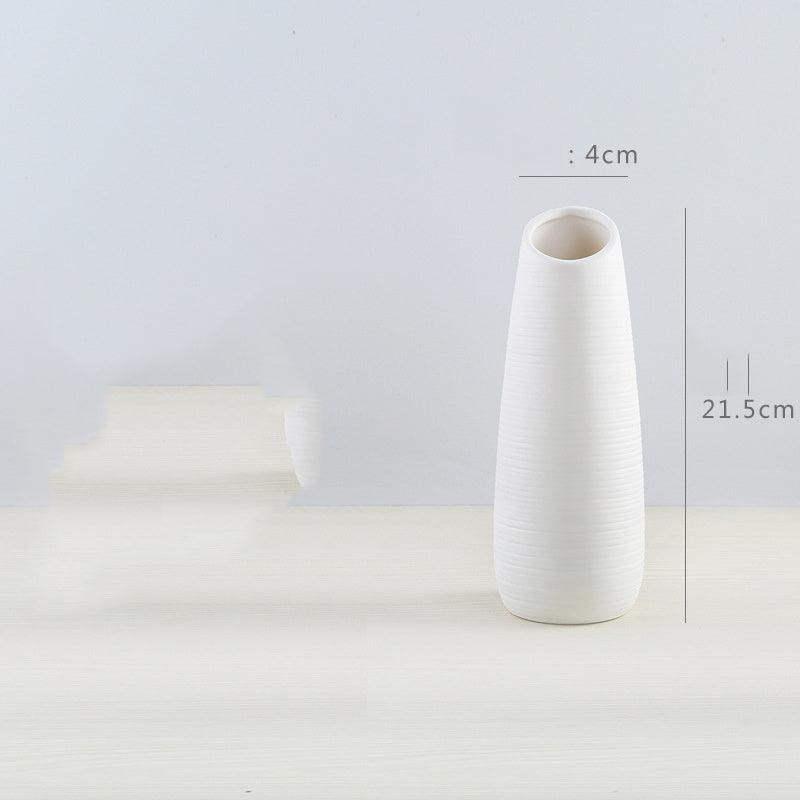 Simple Living Room Creative Flower Arrangement Ceramic Vase - Pacisia