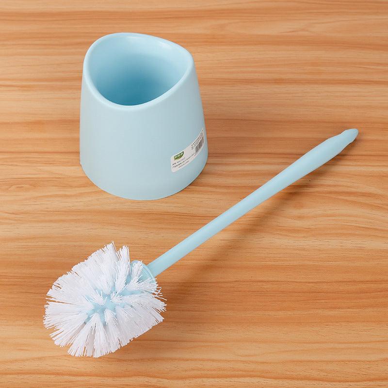 Simple Long Handle Plastic Toilet Brush Set - Pacisia