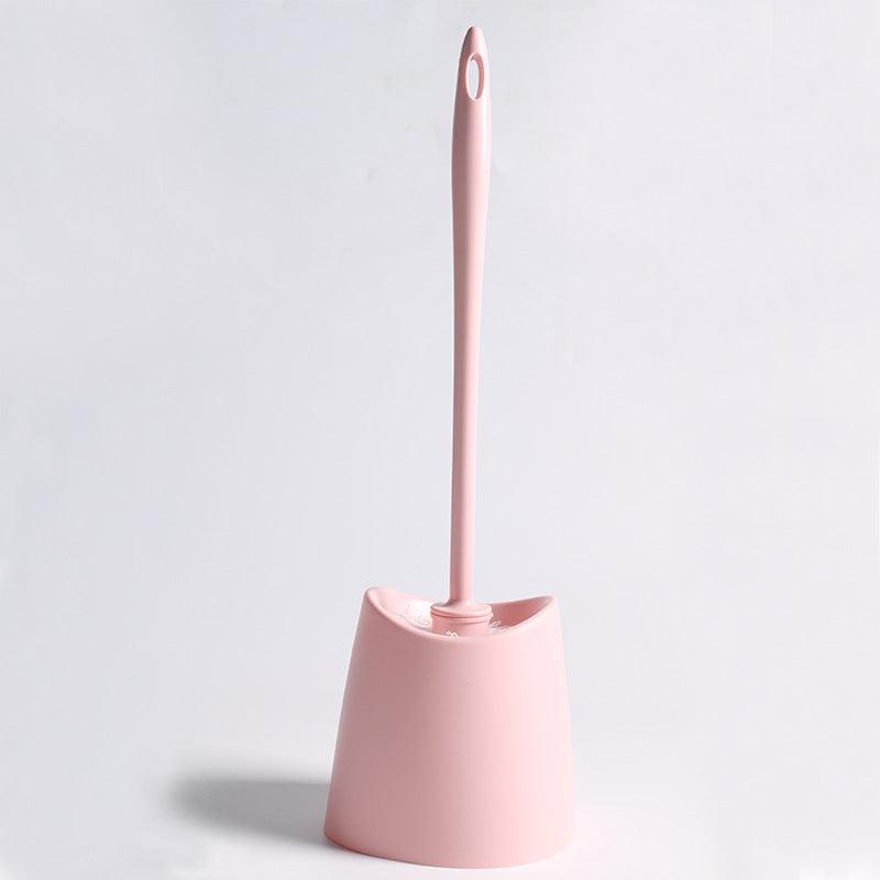 Simple Long Handle Plastic Toilet Brush Set - Pacisia