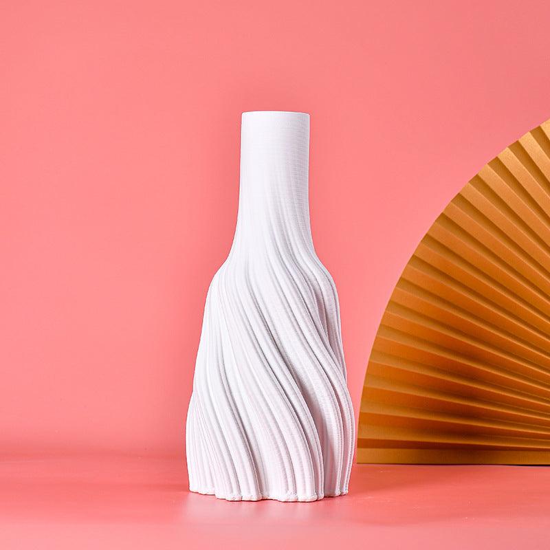 Simple Model Room Hotel Soft Decoration Sales Office Ceramic Vase - Pacisia