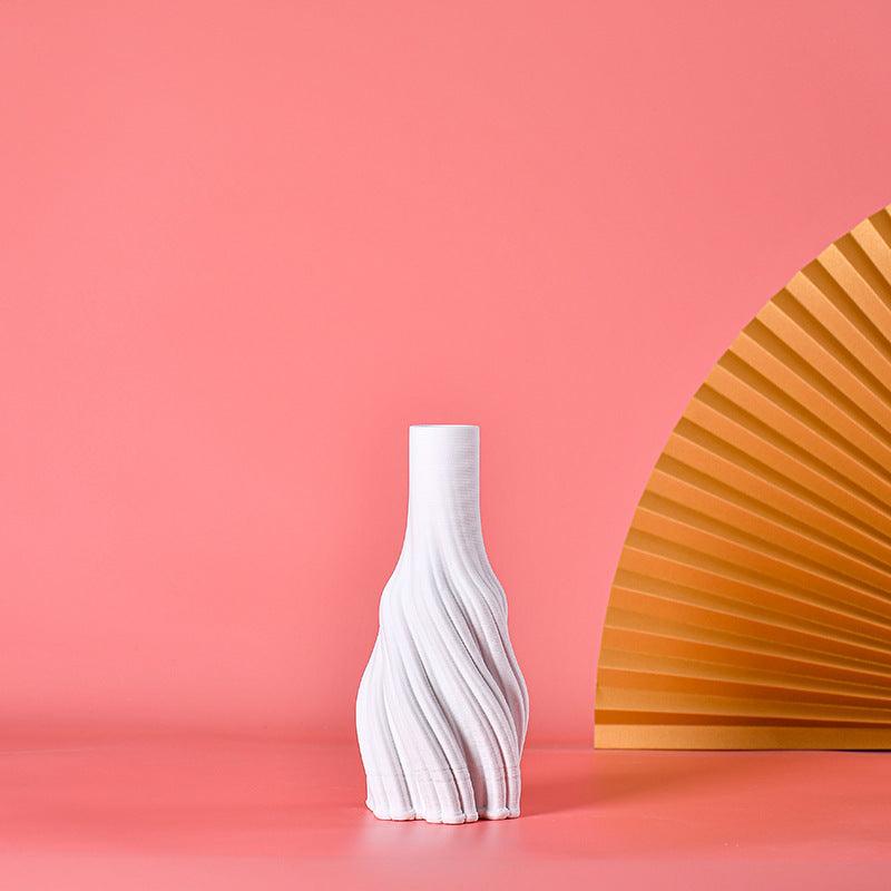 Simple Model Room Hotel Soft Decoration Sales Office Ceramic Vase - Pacisia