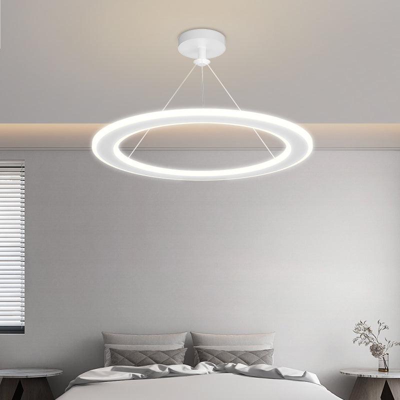 Simple Modern Circular Bedroom Study Chandelier - Pacisia