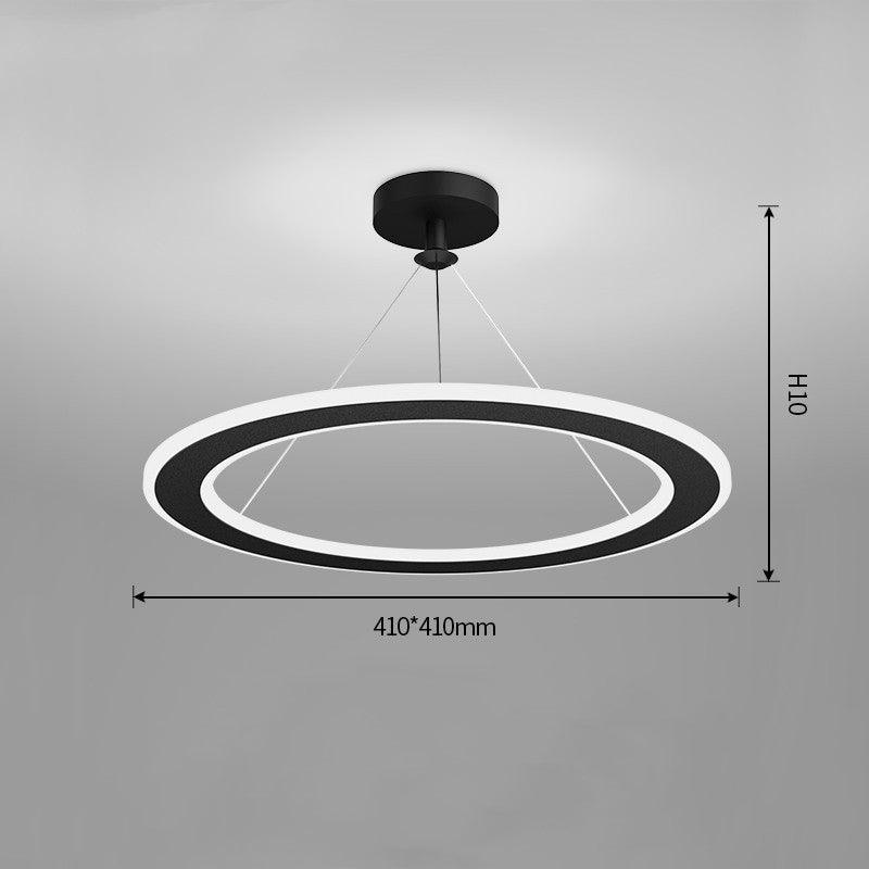 Simple Modern Circular Bedroom Study Chandelier - Pacisia