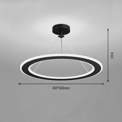 Simple Modern Circular Bedroom Study Chandelier - Pacisia