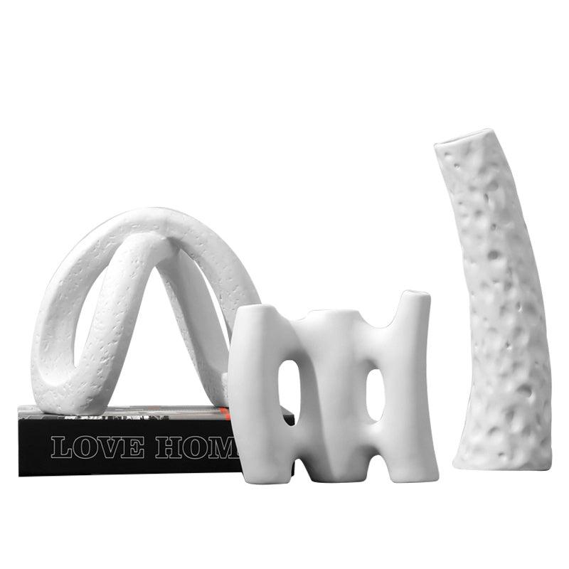 Simple Modern Creative Ceramic Vase Decoration Living Room Flower Arrangement - Pacisia
