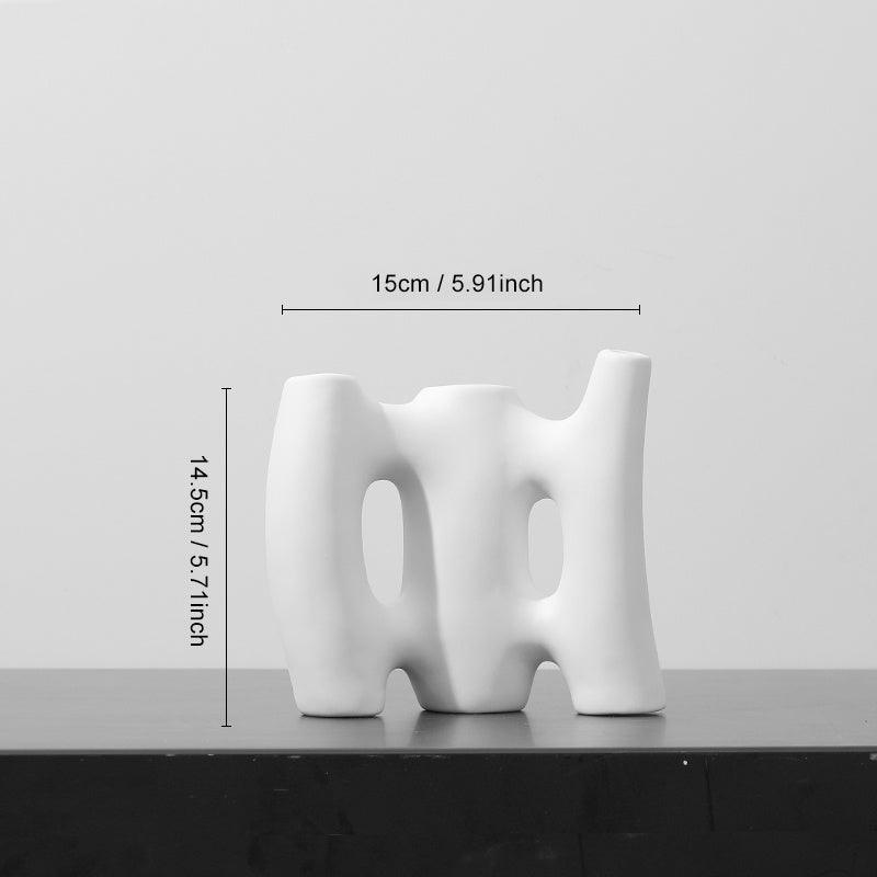 Simple Modern Creative Ceramic Vase Decoration Living Room Flower Arrangement - Pacisia