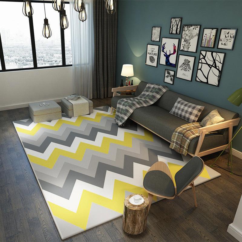 Simple modern geometric living room carpet - Pacisia