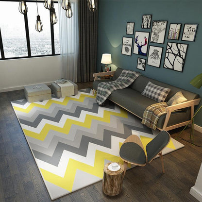 Simple modern geometric living room carpet - Pacisia