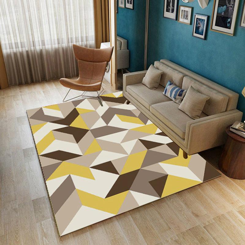 Simple modern geometric living room carpet - Pacisia