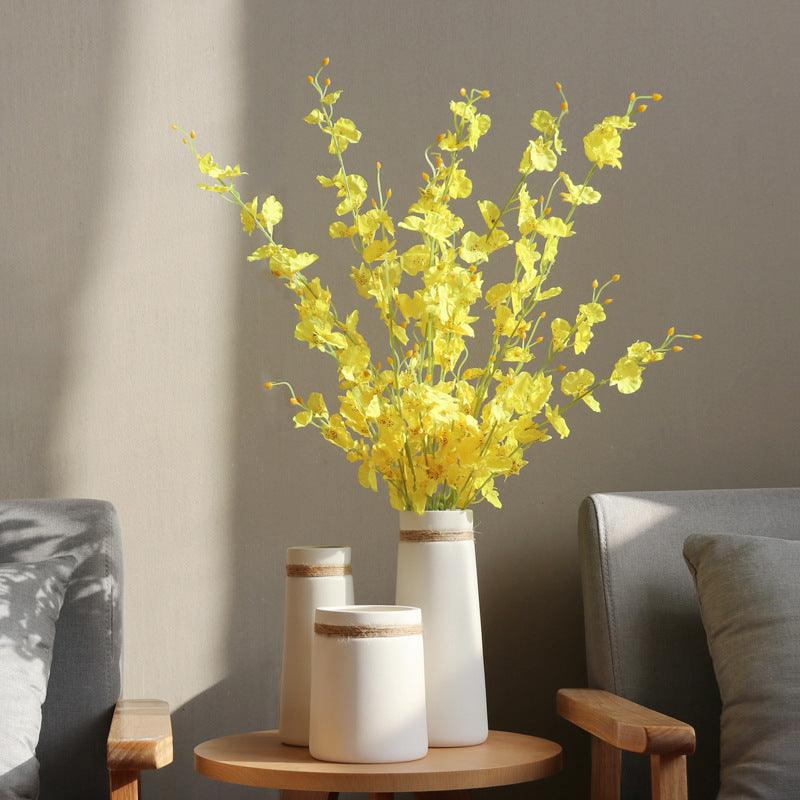 Simple Modern Living Room Home Creative Decoration White Vase - Pacisia