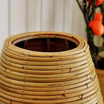 Simple Modern Rattan Wooden Vase - Pacisia