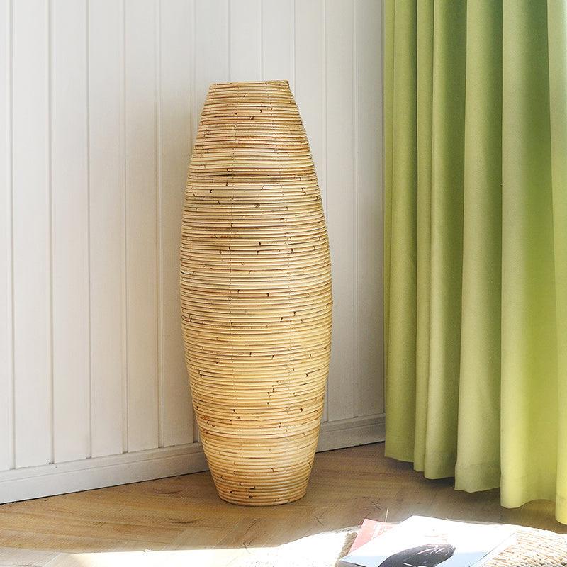 Simple Modern Rattan Wooden Vase - Pacisia