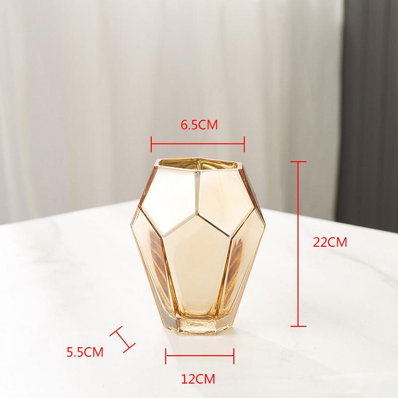 Simple Modern Restaurant Dried Flower Simulation Glass Vase - Pacisia