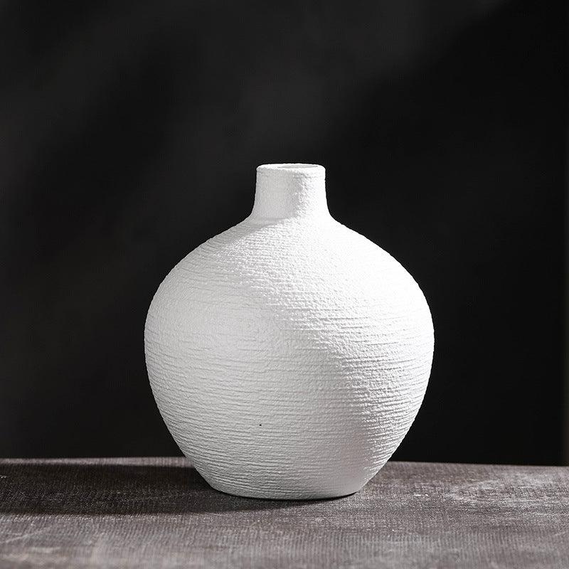 Simple Retro Jingdezhen Ceramic Vase Ceramic Handicraft Ornaments - Pacisia