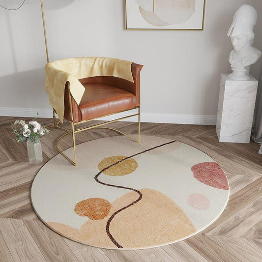 Simple Round Carpet For Home Bedroom - Pacisia