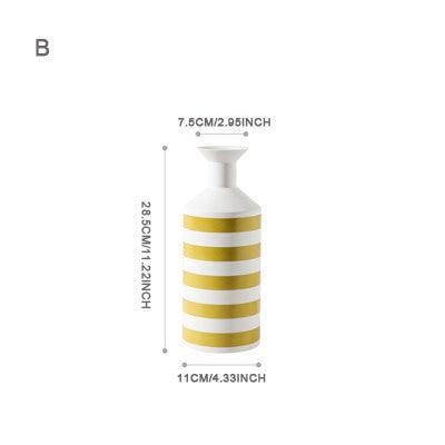 Simple semi - handmade ceramic vase - Pacisia