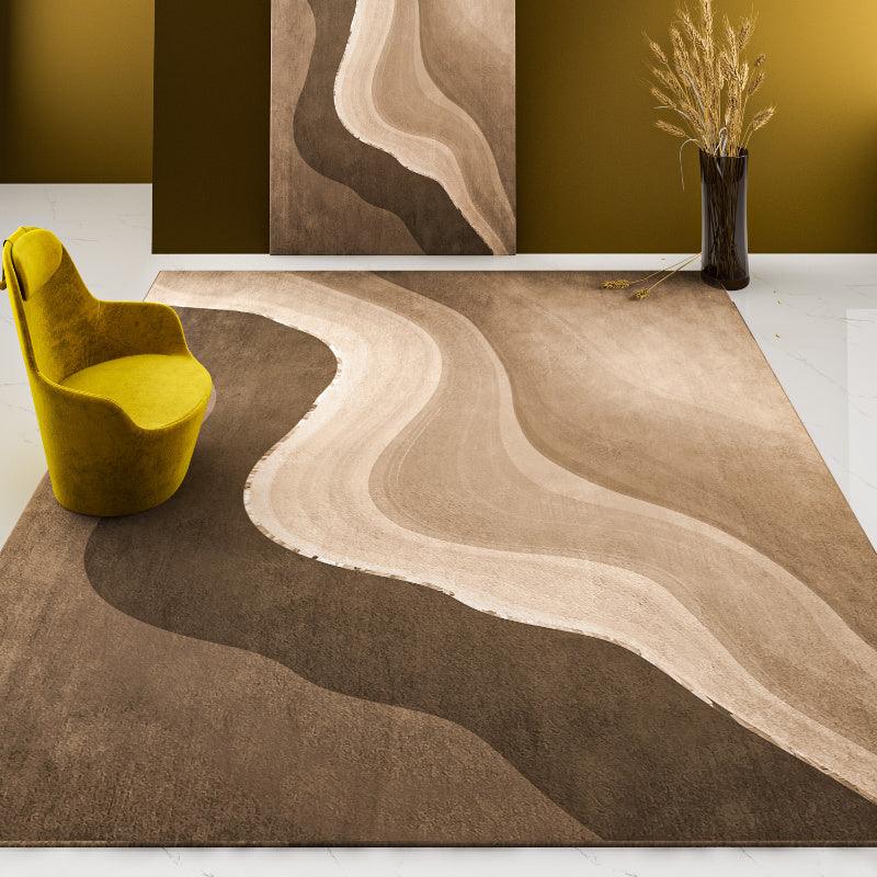 Simple Solid Color Easy To Care Table Carpet Home Sofa Bedroom Floor Mat - Pacisia