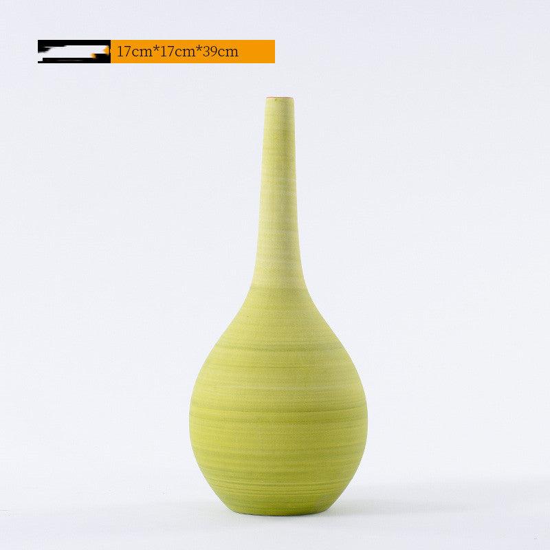 Simple Vase Ceramic Decoration Hotel Art - Pacisia