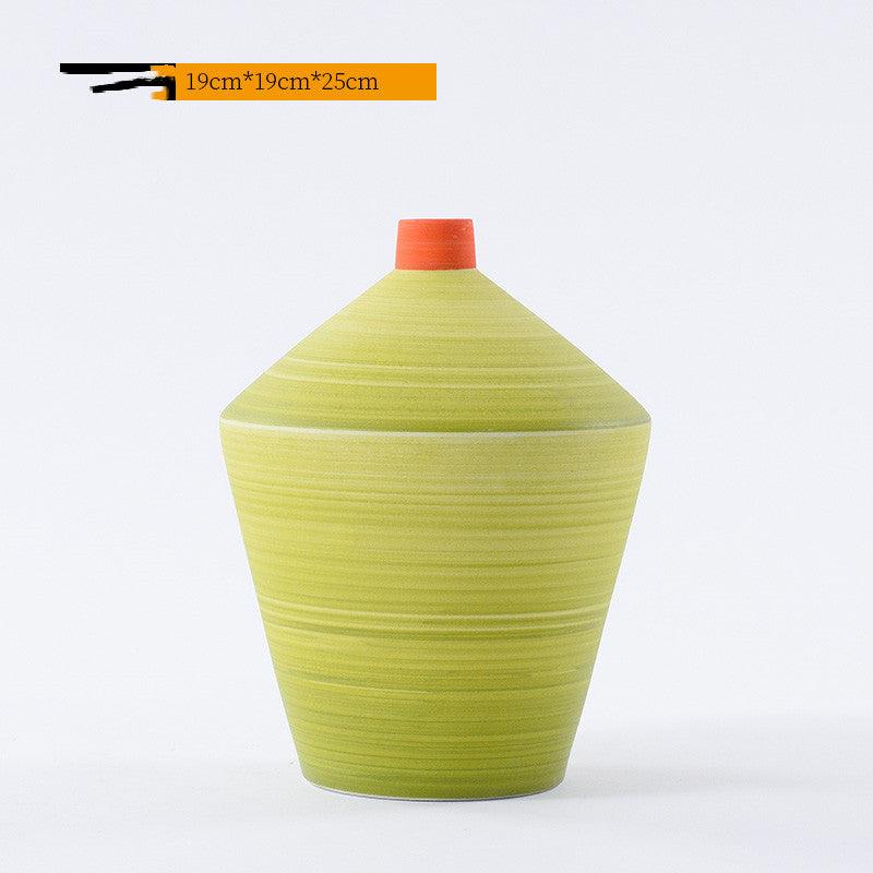 Simple Vase Ceramic Decoration Hotel Art - Pacisia