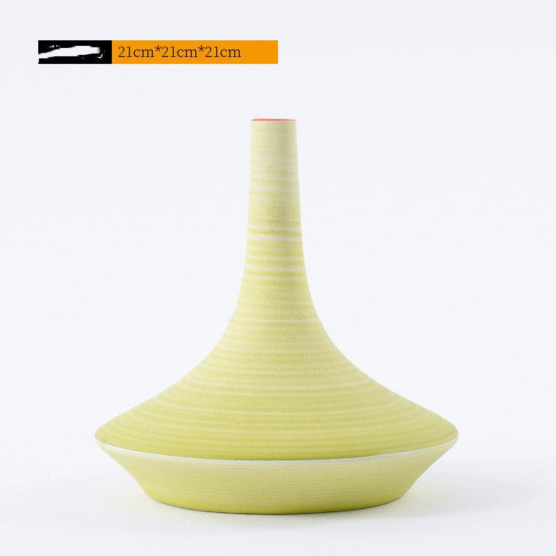 Simple Vase Ceramic Decoration Hotel Art - Pacisia