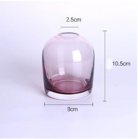 Simple Vase Creative Glass Living Room Dining Table Home Vase Vase - Pacisia