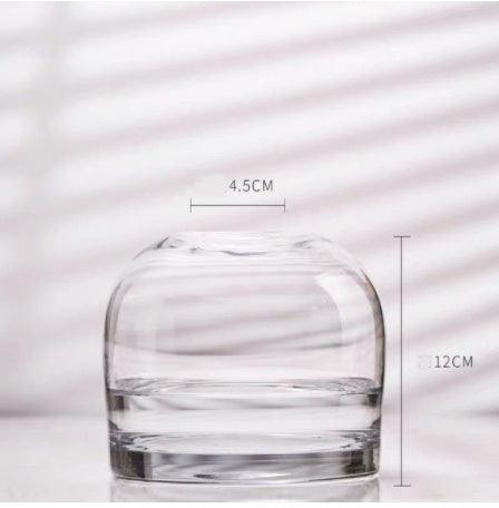 Simple Vase Creative Glass Living Room Dining Table Home Vase Vase - Pacisia