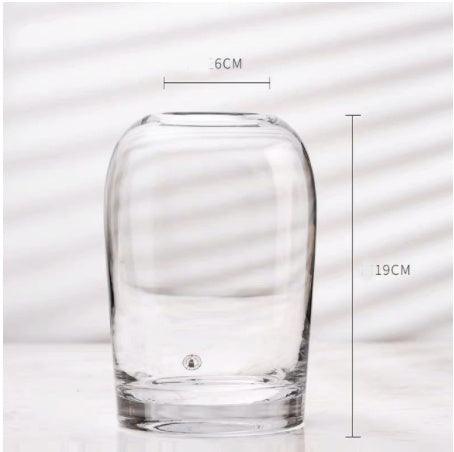 Simple Vase Creative Glass Living Room Dining Table Home Vase Vase - Pacisia