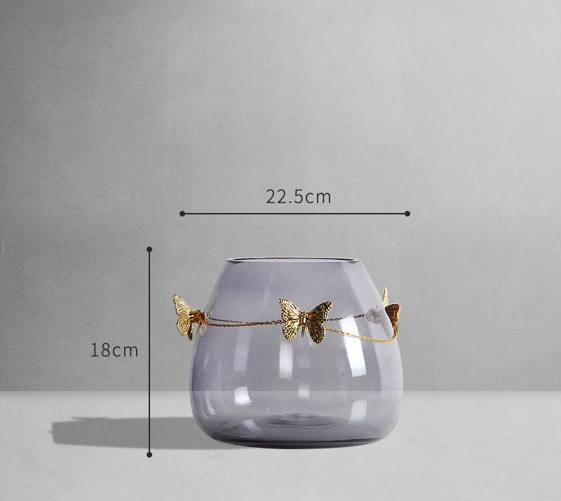 Simple Water Storage Glass Vase Decoration - Pacisia