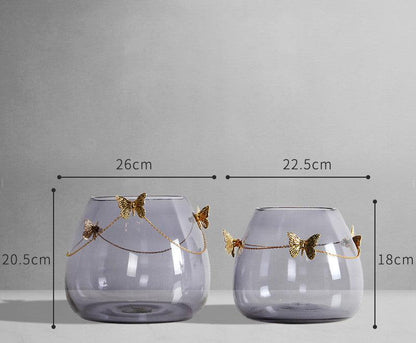 Simple Water Storage Glass Vase Decoration - Pacisia