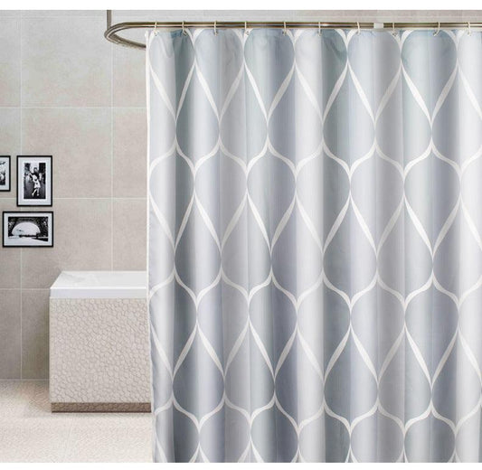 Simple Waterproof And Thick Polyester Shower Curtain - Pacisia