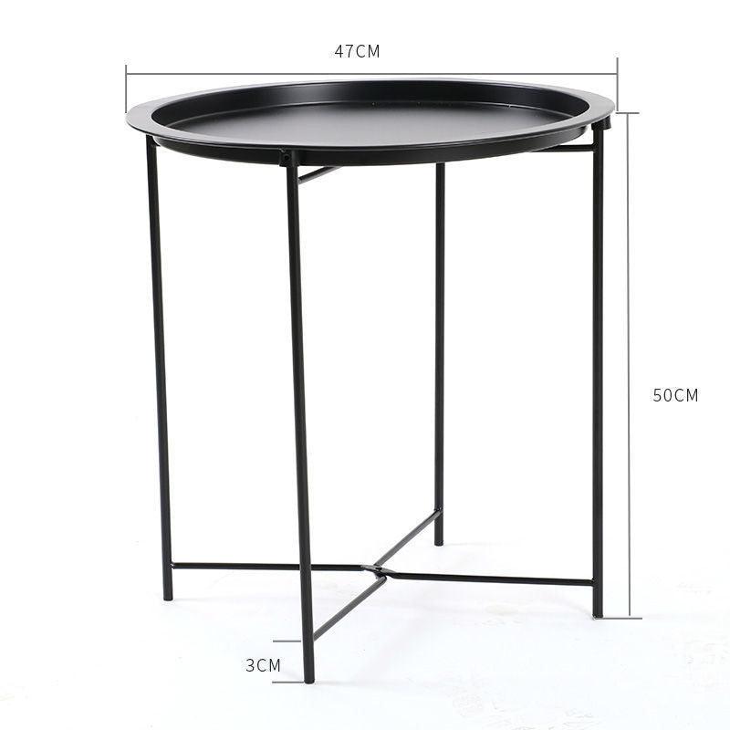 Simple Wrought Iron Small Coffee Tray Table Side A Few Functions - Pacisia