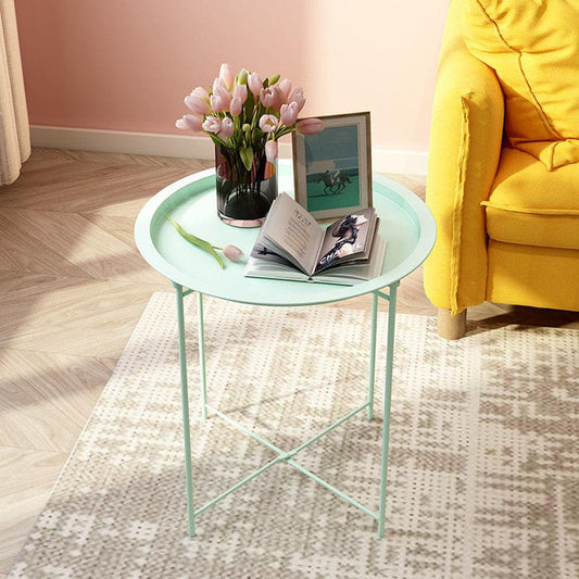 Simple Wrought Iron Small Coffee Tray Table Side A Few Functions - Pacisia