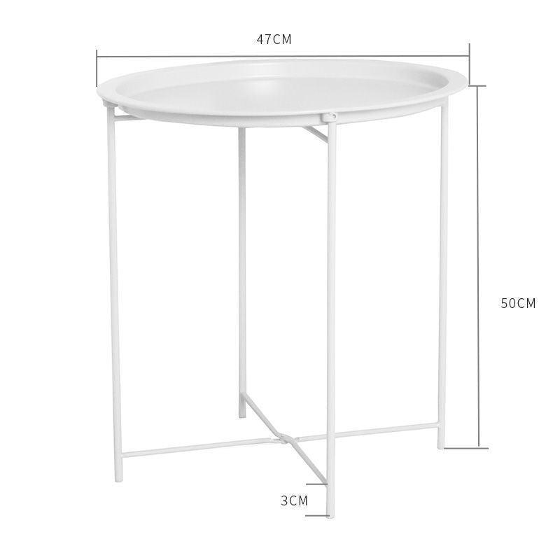 Simple Wrought Iron Small Coffee Tray Table Side A Few Functions - Pacisia