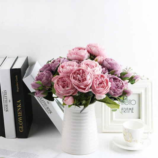 Simulation 5 Small Peony Wedding Home Artificial Flower Ornamental Flower - Pacisia