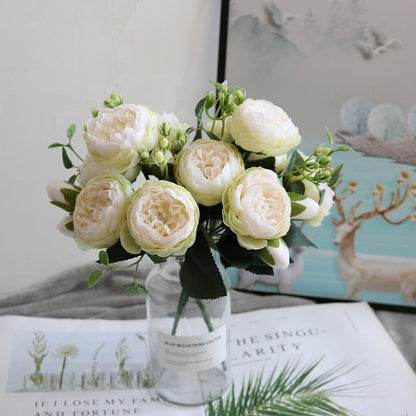 Simulation 5 Small Peony Wedding Home Artificial Flower Ornamental Flower - Pacisia