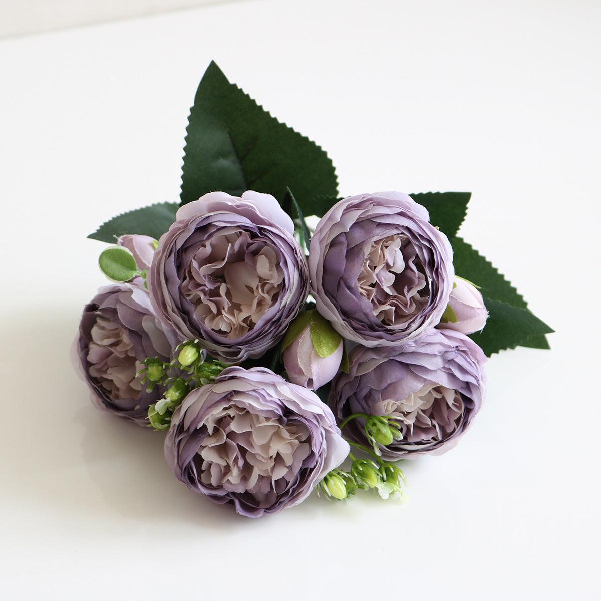 Simulation 5 Small Peony Wedding Home Artificial Flower Ornamental Flower - Pacisia