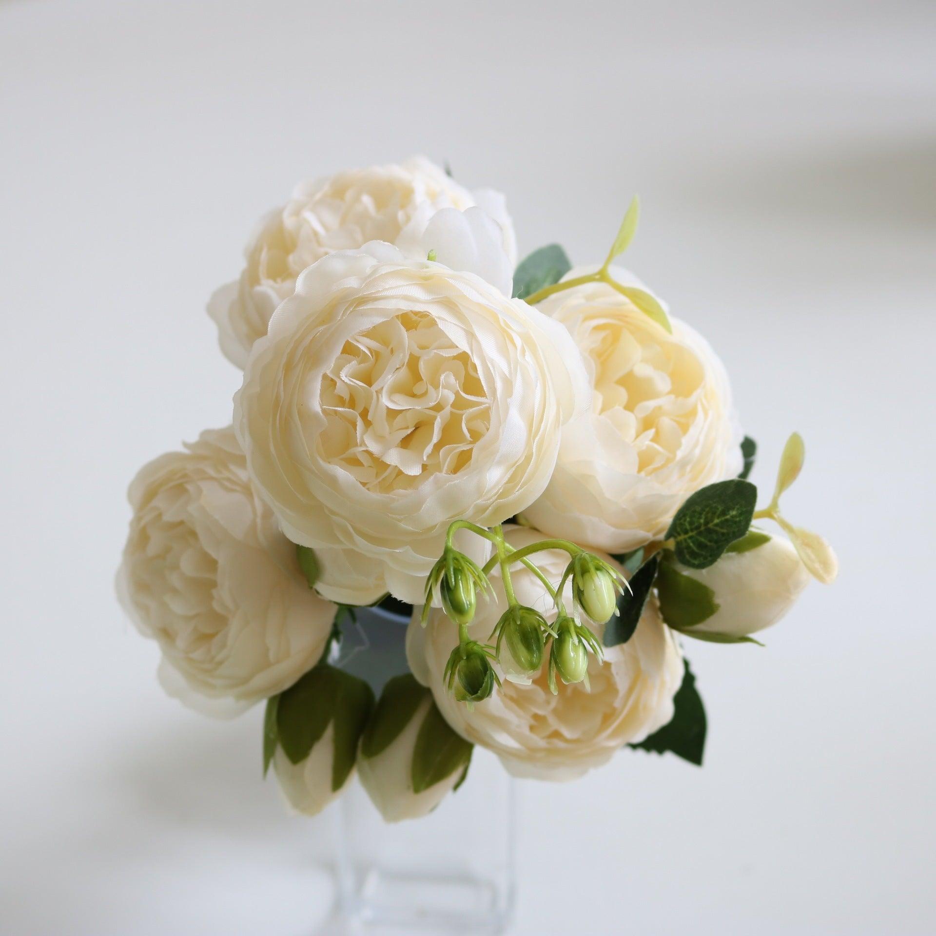 Simulation 5 Small Peony Wedding Home Artificial Flower Ornamental Flower - Pacisia