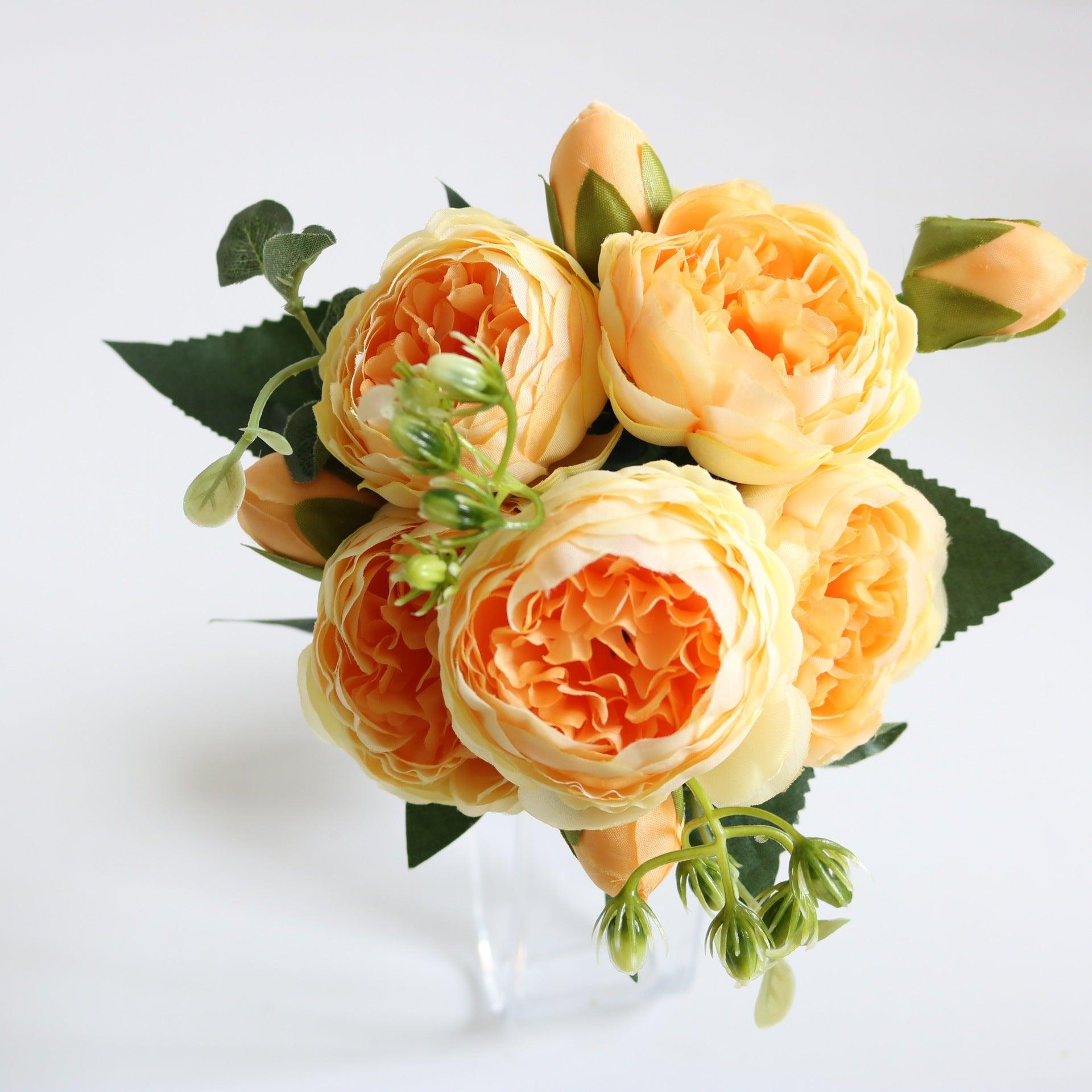 Simulation 5 Small Peony Wedding Home Artificial Flower Ornamental Flower - Pacisia