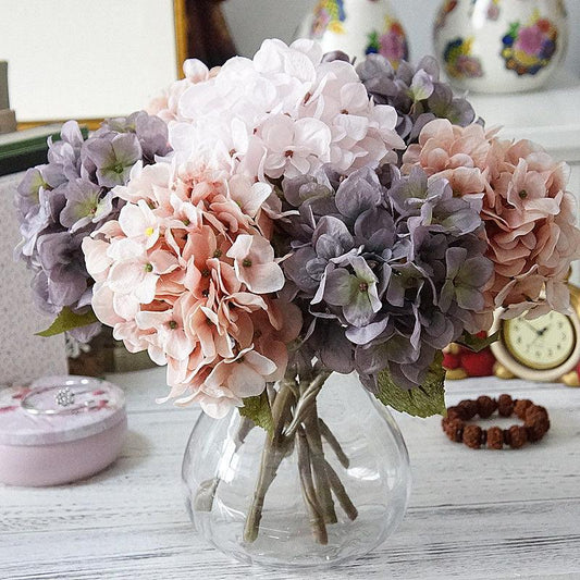 Single Hydrangea Artificial Flower Bouquet Ornaments - Pacisia