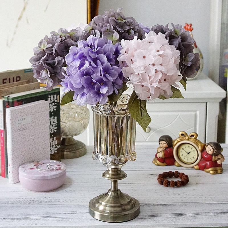 Single Hydrangea Artificial Flower Bouquet Ornaments - Pacisia
