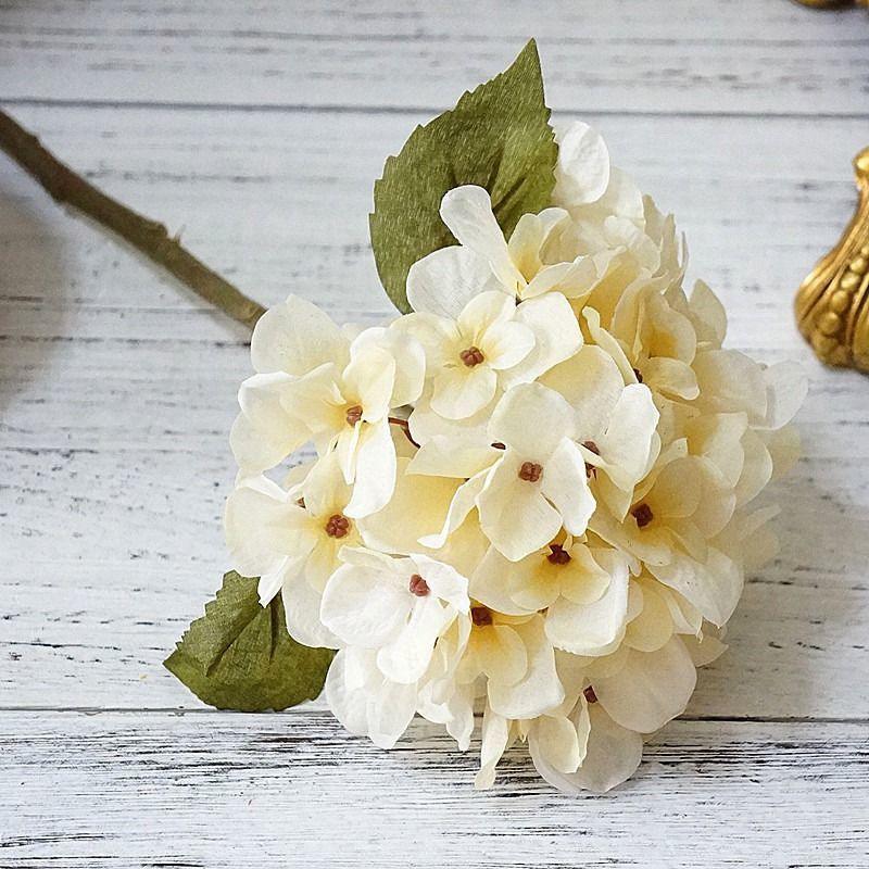 Single Hydrangea Artificial Flower Bouquet Ornaments - Pacisia