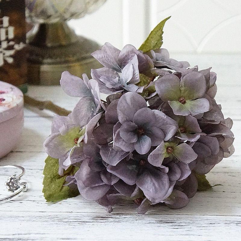 Single Hydrangea Artificial Flower Bouquet Ornaments - Pacisia