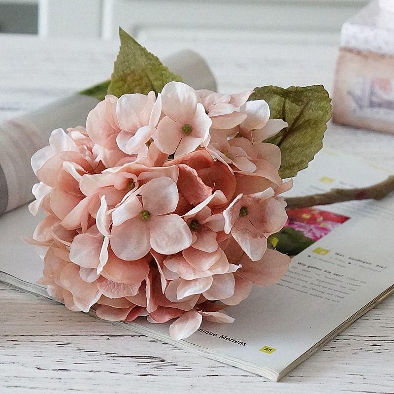 Single Hydrangea Artificial Flower Bouquet Ornaments - Pacisia
