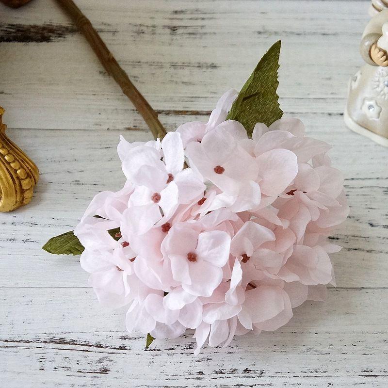 Single Hydrangea Artificial Flower Bouquet Ornaments - Pacisia