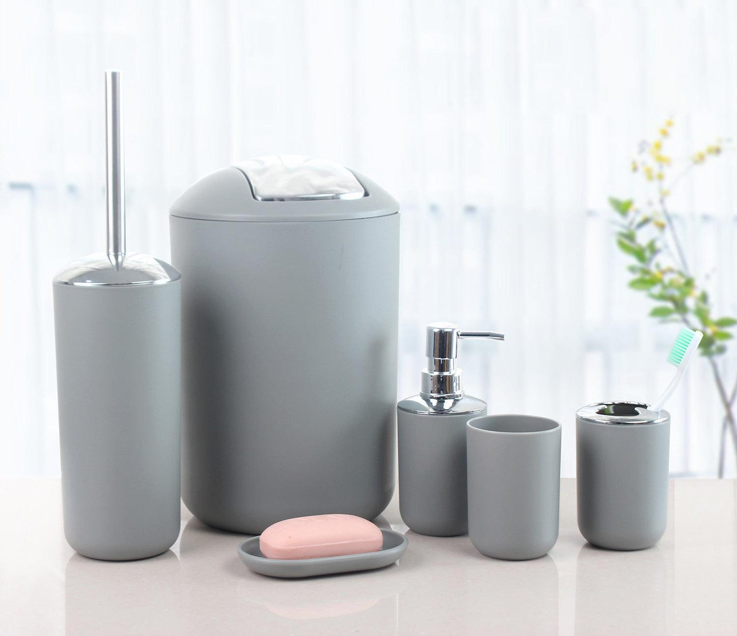 Six piece Bathroom Set - Pacisia