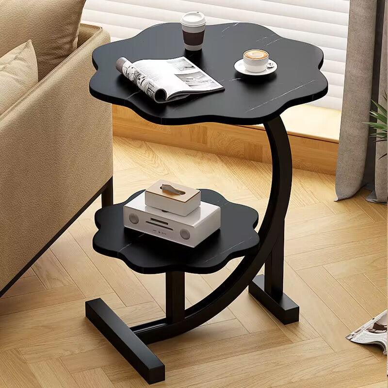 Small Coffee Table Home Living Room Table Floor Creative Double Layer Small Round Table - Pacisia