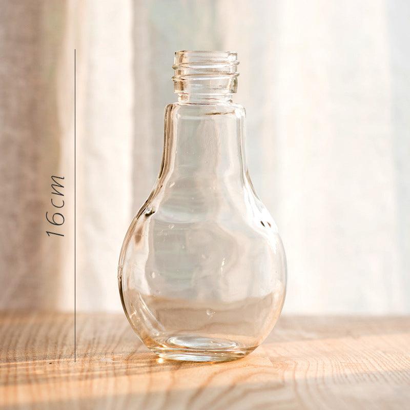 Small Glassware Vase Small Mouth Storage - Pacisia